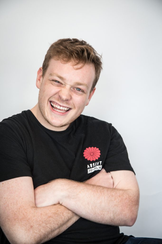 Ben does a big smile for the camera