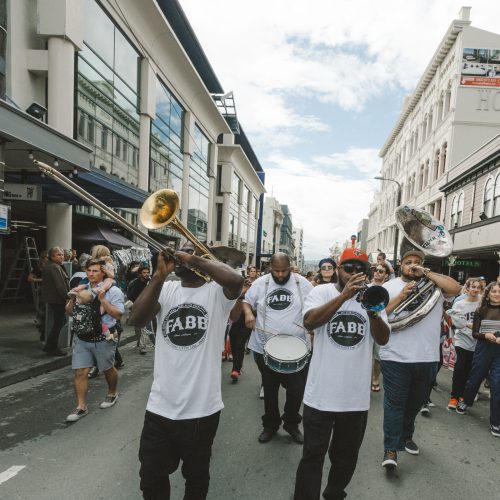 FABB Brass Parade, Upper Cuba Street